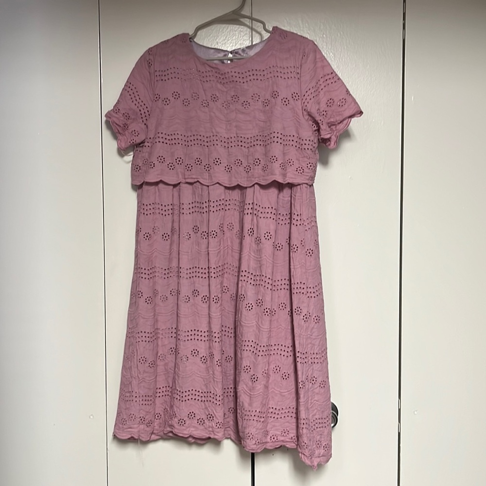 Nursing Friendly Eyelet Dress, size XL